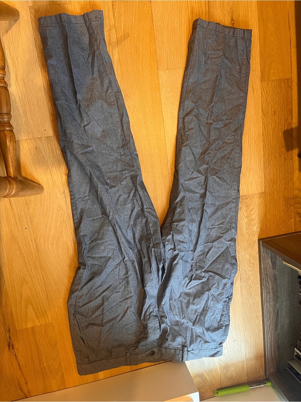 Old Navy Gray Dress Pants — 38x30 Straight Leg